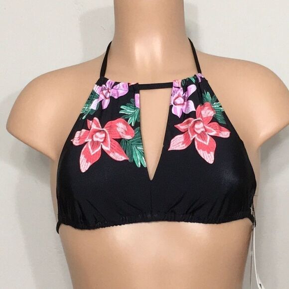 The Bikini Lab floral keyhole top. NWT - Picture 3 of 6
